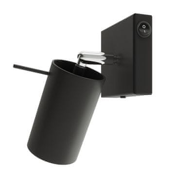 Lumi Zidna lampa mirax 1 GU10 crna 10.199.49