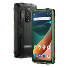 Blackview BV9300 pametni telefon, otporan, 12/256 GB, laserski daljinomjer, zeleni