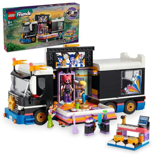 LEGO Friends 42619 autobus za pop zvijezde na turneji