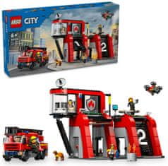 LEGO City 60414 Vatrogasna postaja i vatrogasno vozilo