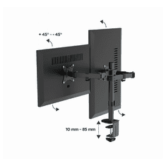 Gembird Držač za monitor MA-D2-03 17”-32”