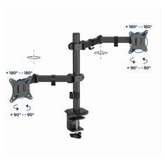 Gembird Držač za monitor MA-D2-03 17”-32”