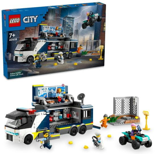 LEGO City 60418 Policijski mobilni kriminalistički laboratorij