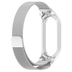 BStrap Milanese remen za Xiaomi Mi Band 5/6, silver