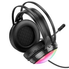 Borofone BO108 gaming slušalice USB / 3.5mm jack, crno