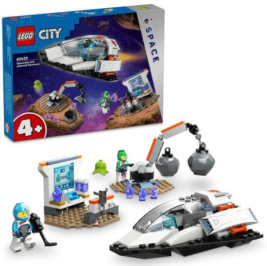 LEGO City 60429 svemirski brod i otkriće asteroida