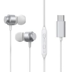 Joyroom JR-EC06 slušalice USB-C, srebro