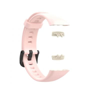 BStrap Silicone remen za Honor Band 6 / Huawei Band 6, sand pink