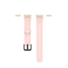 BStrap Silicone remen za Honor Band 6 / Huawei Band 6, sand pink