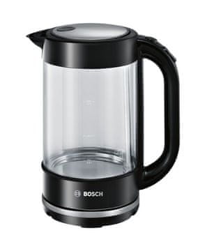 Bosch Bosch TWK70B03 električno kuhalo za vodu 1,7 L 2400 W Crna, Prozirna