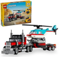 LEGO Creator 31146 kamion s ravnom platformom i helikopter