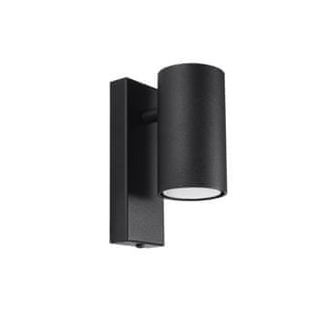 Sollux Zidna lampa utti 1 GU10 crna SL.1077