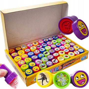 Kruzzel Set dječjih štambilja u boji od 60 komada