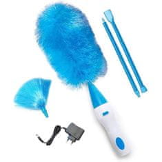 HOME & MARKER® Električna rotirajuća četka za prašinu, 2 nastavka, fleksibilna i antistatička za teško dostupna mjesta | DUSTER