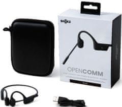 SHOKZ OpenComm2 bežične konferencijske slušalice, crne