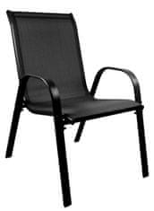 Aga 2x Vrtne stolice MR4400BC-2 Crna