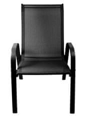 Aga 2x Vrtne stolice MR4400BC-2 Crna