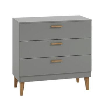 Furnitura LADIČAR KELLY - SIVA