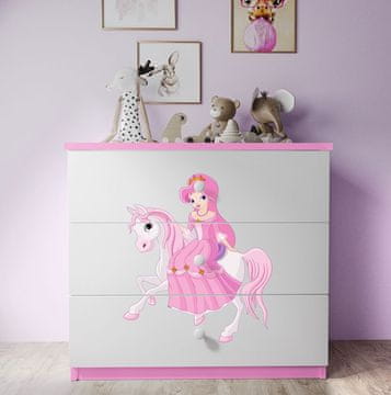 Furnitura LADIČAR DREAMY PRINCEZA NA KONJU (VIŠE BOJA)