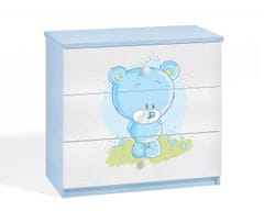 Furnitura DREAMY LADIČAR MEDVJED (VIŠE BOJA)-plava