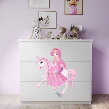 Furnitura LADIČAR DREAMY PRINCEZA NA KONJU (VIŠE BOJA)