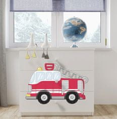 Furnitura DREAMY LADIČAR VATROGASAC (VIŠE BOJA)-bijela