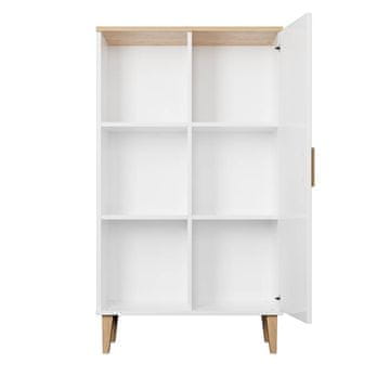 Furnitura VITRINA DENVER - BIJELA