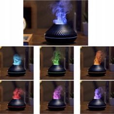 Ruhhy LED RGB Black Defpuper Air DefUser Reflour 130ml USB + Aroma