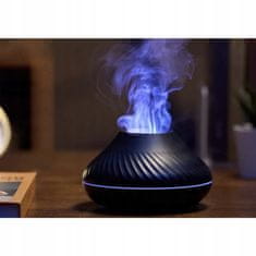 Ruhhy LED RGB Black Defpuper Air DefUser Reflour 130ml USB + Aroma