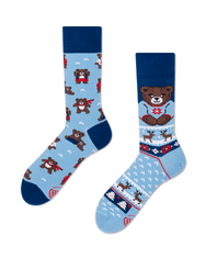 Many Mornings Winter Teddy čarape, visoke, 35-38