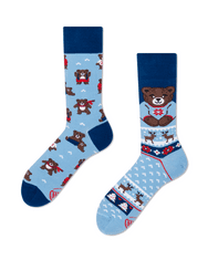 Many Mornings Winter Teddy čarape, visoke, 43-46