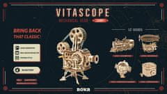 Robotime ROKR Vitascope filmski projektor 3D drvena slagalica - LK601