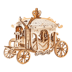 Robotime Klasična kočija, drvena 3D slagalica, (TG506)