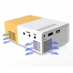 Dexxer HDMI USB prijenosni LED projektor i zvučnik 60 "