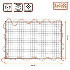 Blow Zaštitna mreža za prikolice i vozila 2x3m 10x10cm