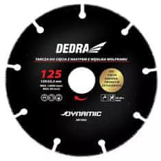 Dedra Univerzalna ploča za rezanje volfram karbida za drvo i plastiku 125x22.2mm