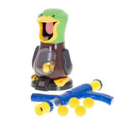 MG Duck Gun pištolj s loptom od pjene + meta, plava