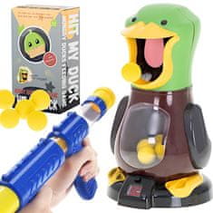 MG Duck Gun pištolj s loptom od pjene + meta, plava