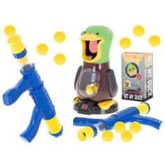 MG Duck Gun pištolj s loptom od pjene + meta, plava