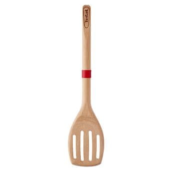 Tefal Ingenio Wood drvena kuhača s urezima, 32 cm (K2303314)