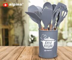 Alpina set kuhinjskog pribora, 12/1, siva