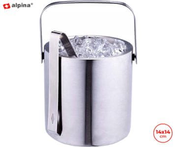 Alpina hladnjak za boce, 1,2 l, nehrđajući čelik