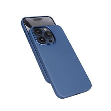 EPICO Mag+ kožna maskica za iPhone 15 Pro Max - plava