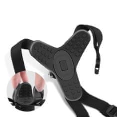 Puluz Motorcycle Chin držač kacige za sportske kamere, crno