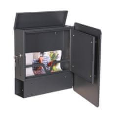 Wiltec Poštenik s Anthracit + Inox V54 zapisnik