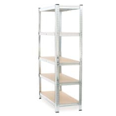 Wiltec Metalni regal 90x45x180cm bez vijaka 175kg po polici