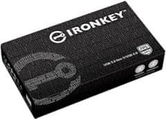 Kingston Ironkey D500S USB stick, 256 GB, USB 3.2, FIPS 140-3 Level 3, TAA/CMMC, AES-256 bita