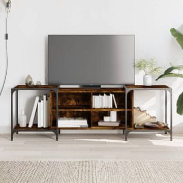 Vidaxl TV stalak dimljeni hrast 153x37x50 cm