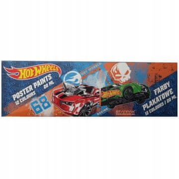 STARPAK Boje za postere Hot Wheels u 12 boja za školu