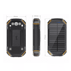 BOT Solarna power banka SP3 1 panel 30000mAh plava